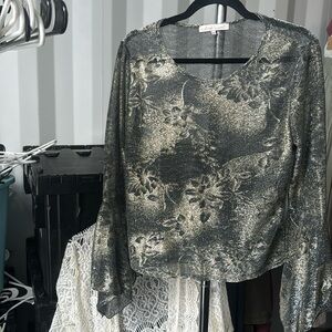 🤝Willow and root sheer top